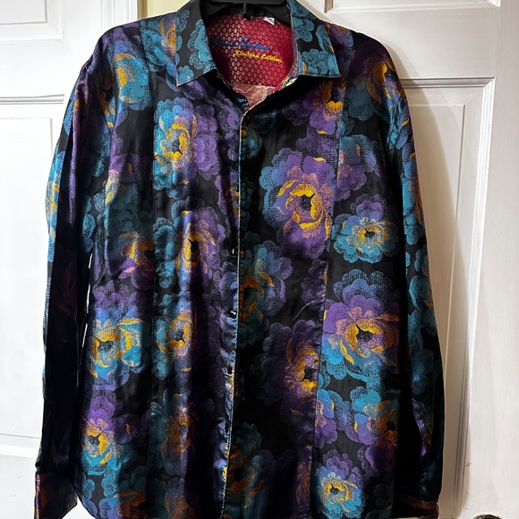 Robert Graham limited  silk button down shirt - Picture 7 of 14